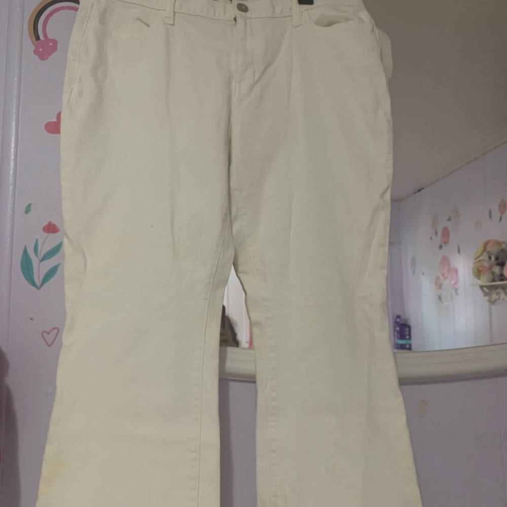 Gap WT Jeans  Long AND LEAN : FLARED WOMEN WORLD 16R GAPSTRETCHI